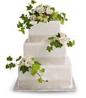 Roses and Ivy Cake Decoration Cottage Florist Lakeland Fl 33813 Premium Flowers lakeland